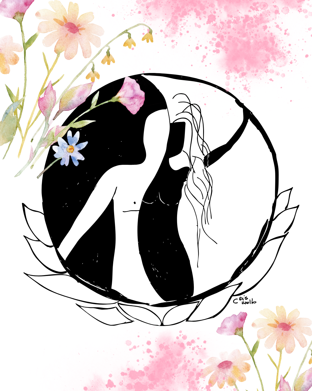 Desenho medicinal de Cristina Carollo