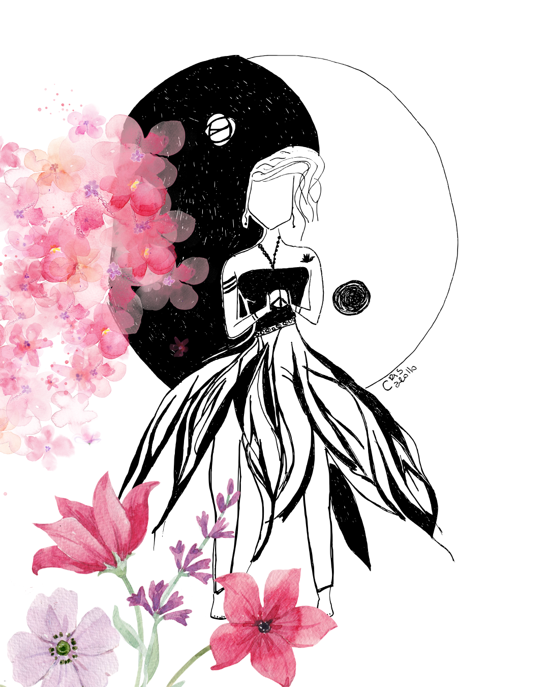 Desenho medicinal de Cristina Carollo