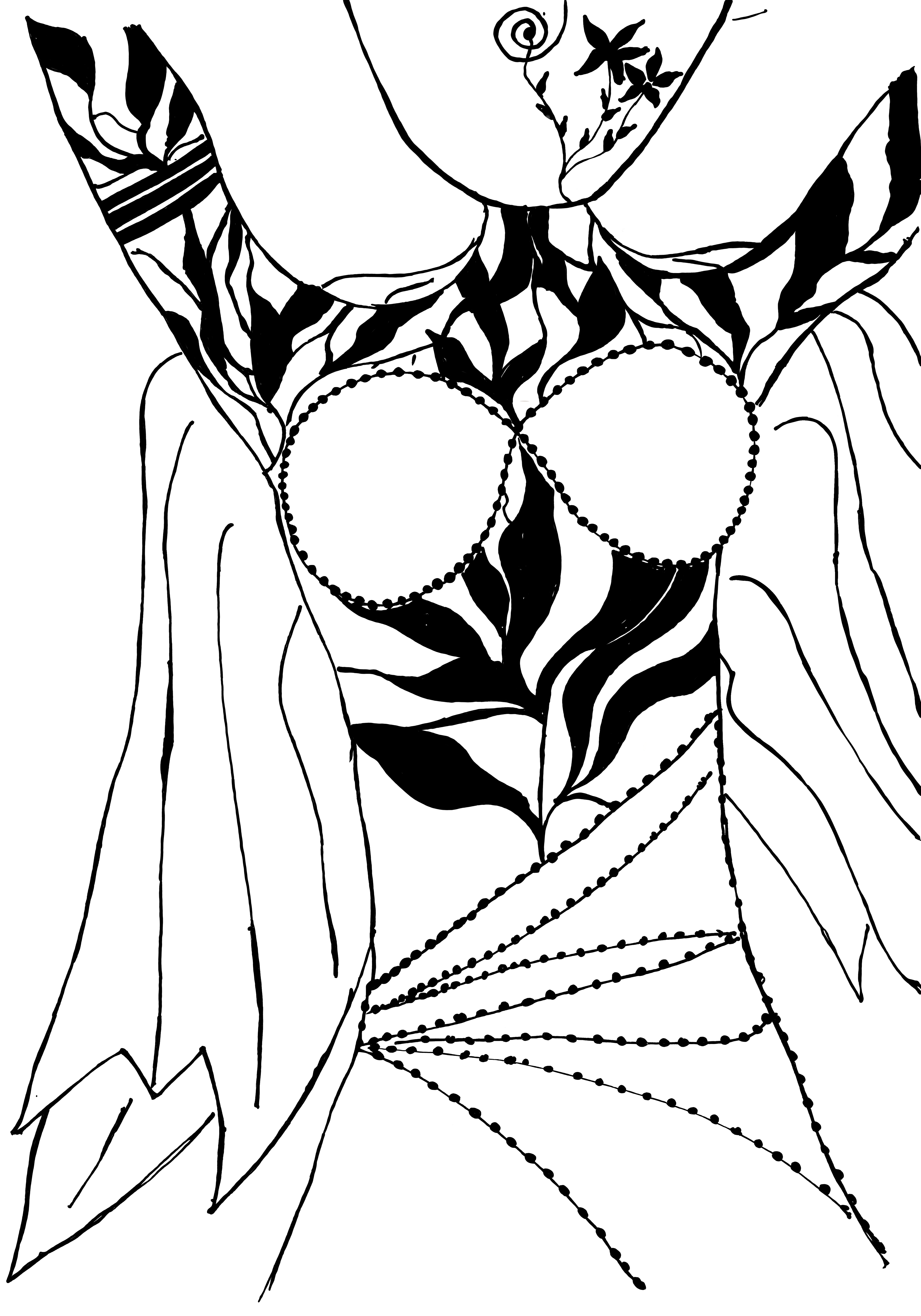 Desenho medicinal autoral de Cristina Carollo