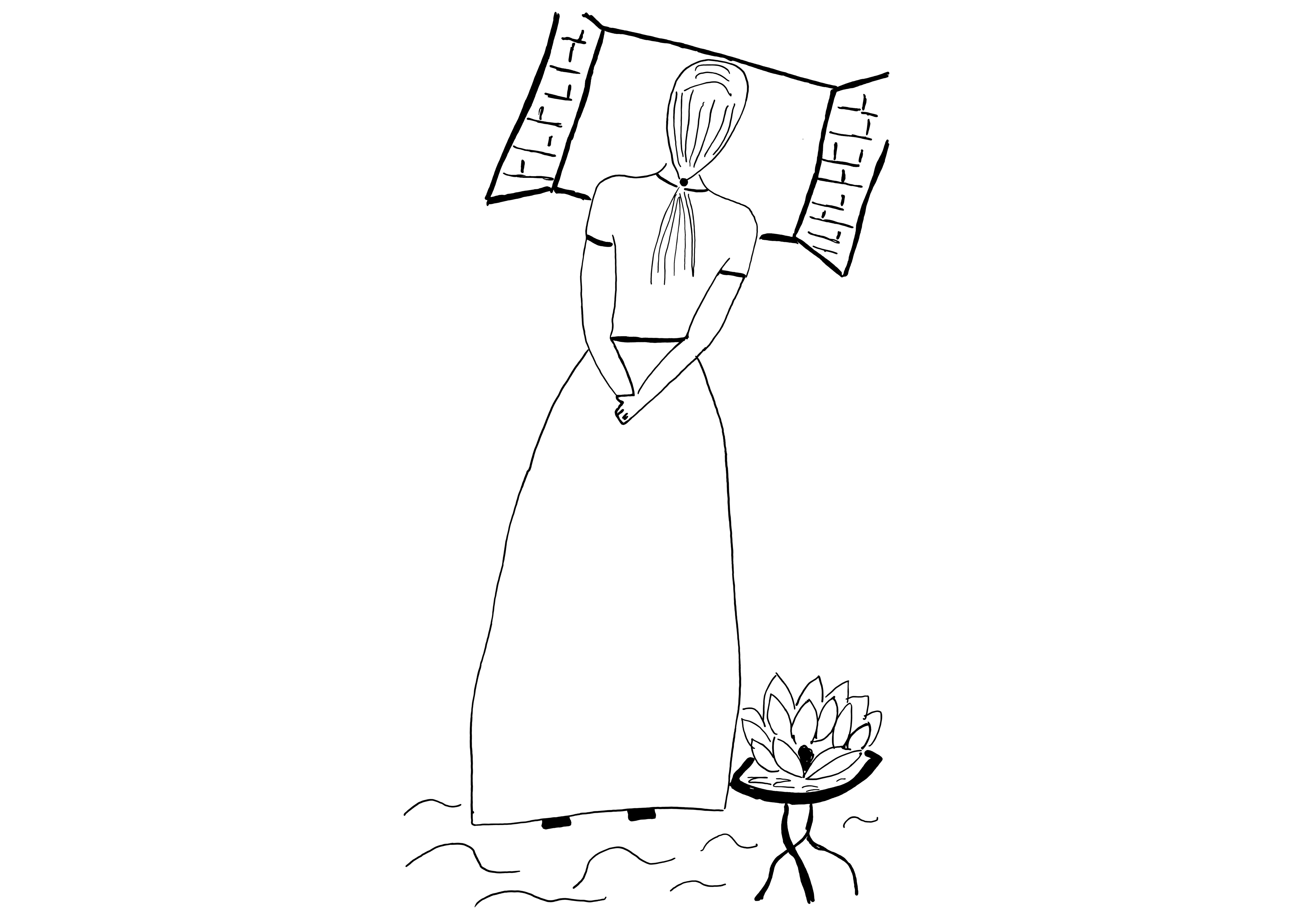 Desenho medicinal autoral de Cristina Carollo