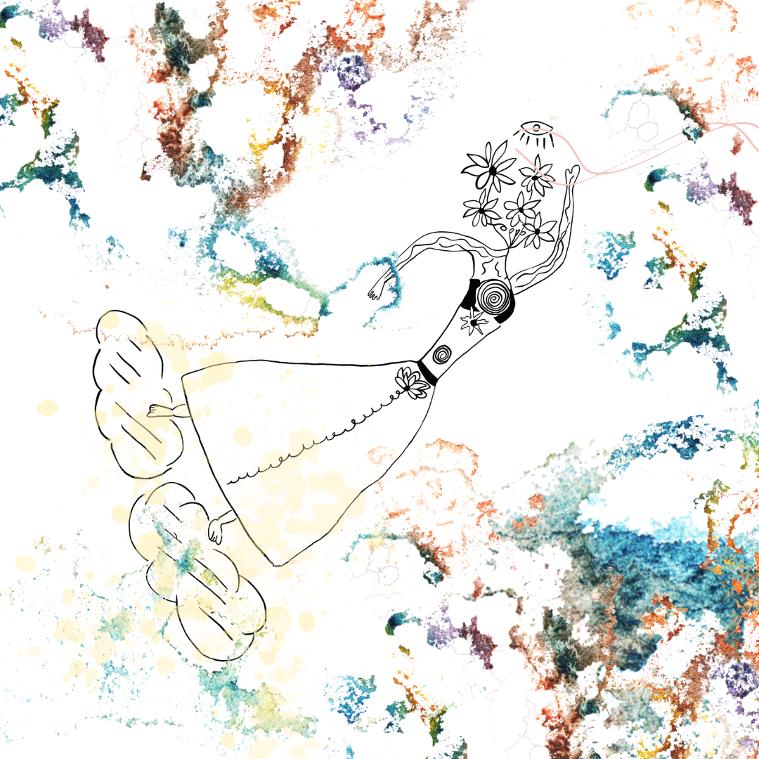 Composição autoral — desenho medicinal de Cristina Carollo